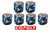 12 rolls blue camouflage cohesive bandages 5cm x 4.5m Copoly 