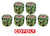 12 rolls cohesive bandages - Camouflage Green